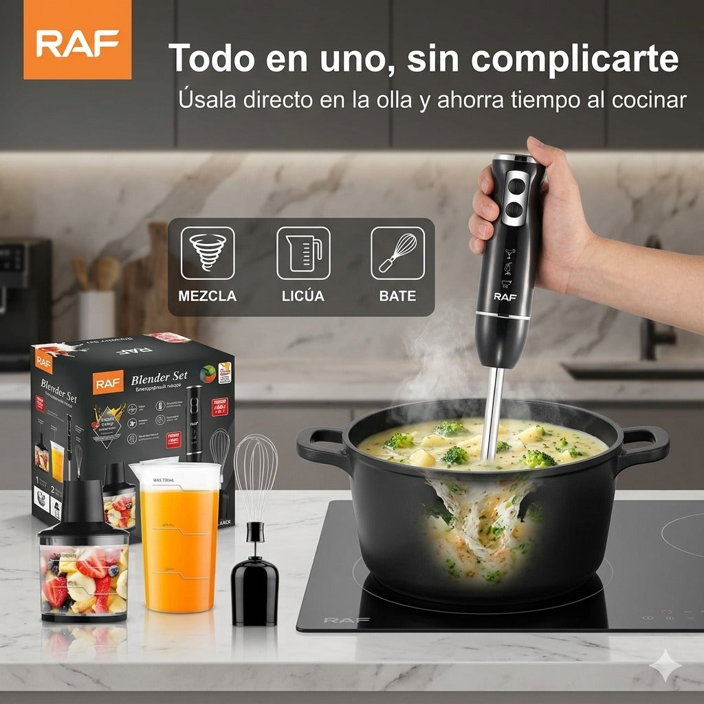 Batidora Multifunción Raf 4 en 1 Turbo